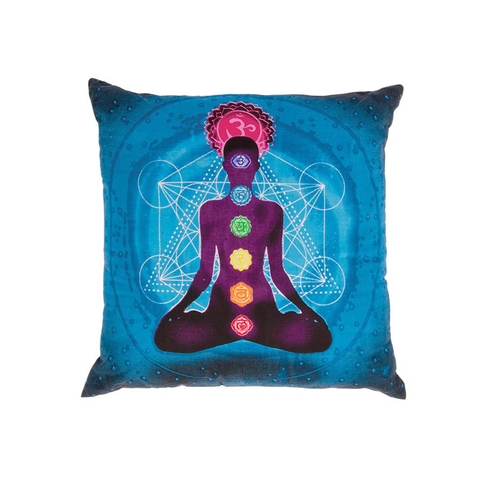 Screen Print Chakra Cushion Cover