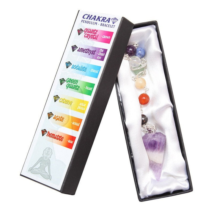 Chakra Pendulum Bracelet