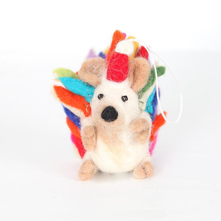 Hanging Christmas Hedgehog