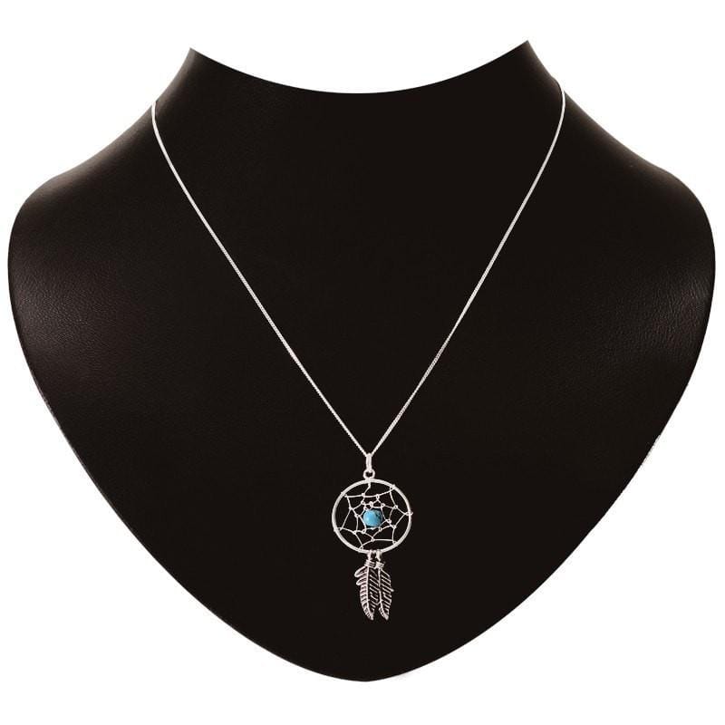 Dreamcatcher Sterling Silver Necklace