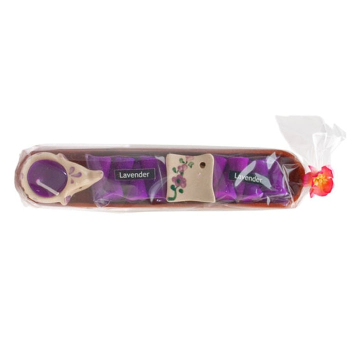 Elephant T-Light Incense Set