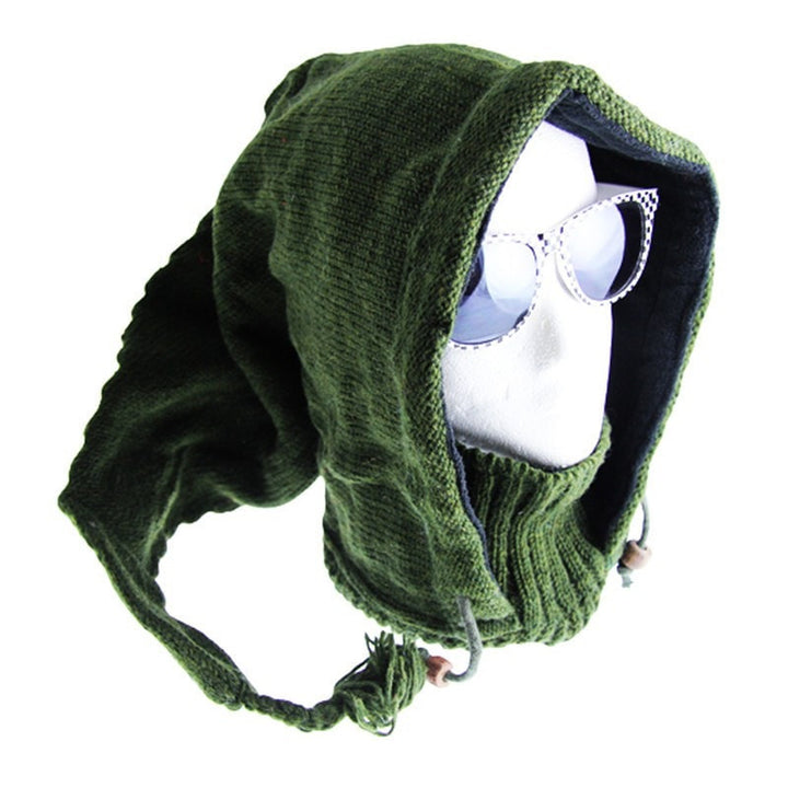 Pixie Knit Hood With Neck Warmer..