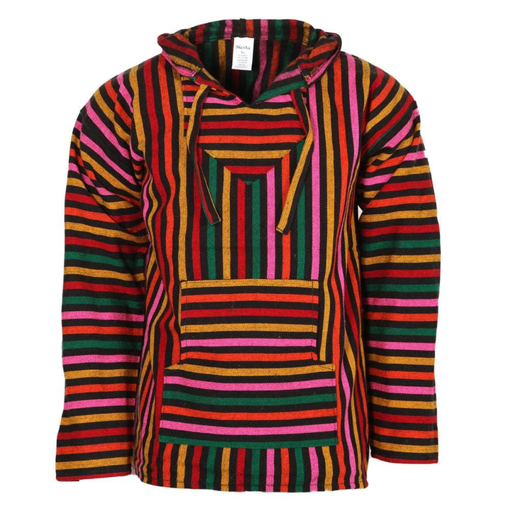 Colourful Baja Pullover Hoodie