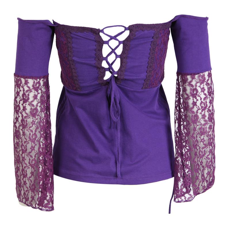 Bohemian Bardot Lace Top