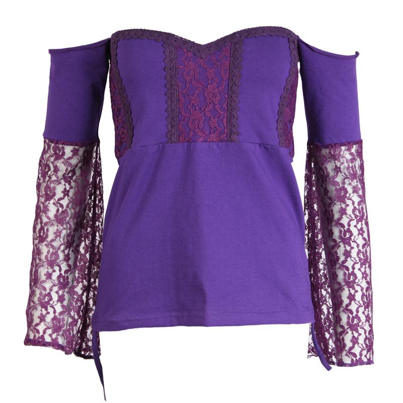 Bohemian Bardot Lace Top