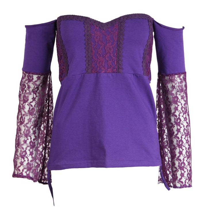Bohemian Bardot Lace Top