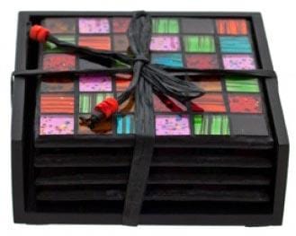 Multicoloured Mosaic Coasters