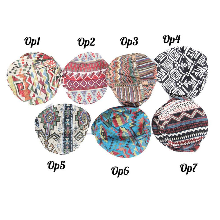 Gheri Cotton Flat Cap