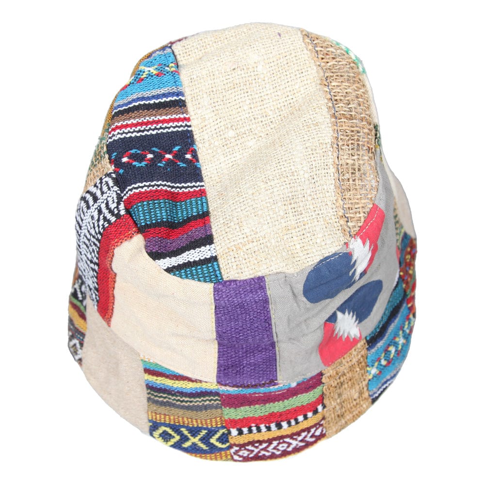 Hemp Patchwork Bucket Hat