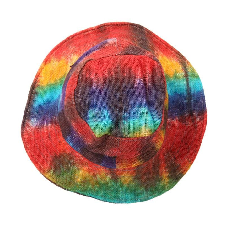 Hemp Tie Dye Sun Hat