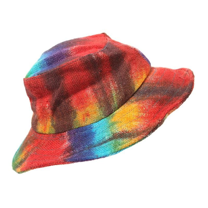 Hemp Tie Dye Sun Hat