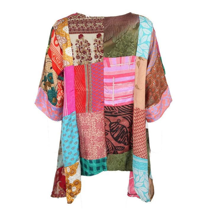 Sari Patchwork Smock Top
