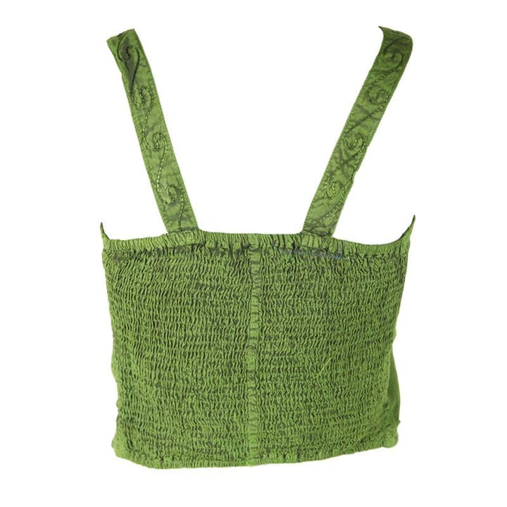 Embroidered Cami Crop Top