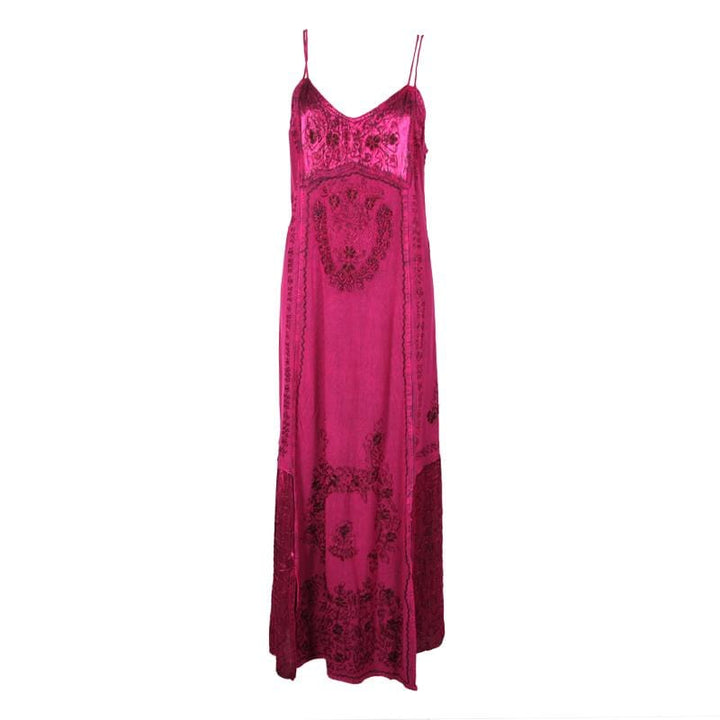 Embroidered Cami Maxi Dress