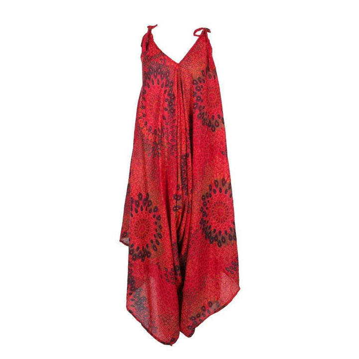 Tie Shoulder Harem Jumpsuit