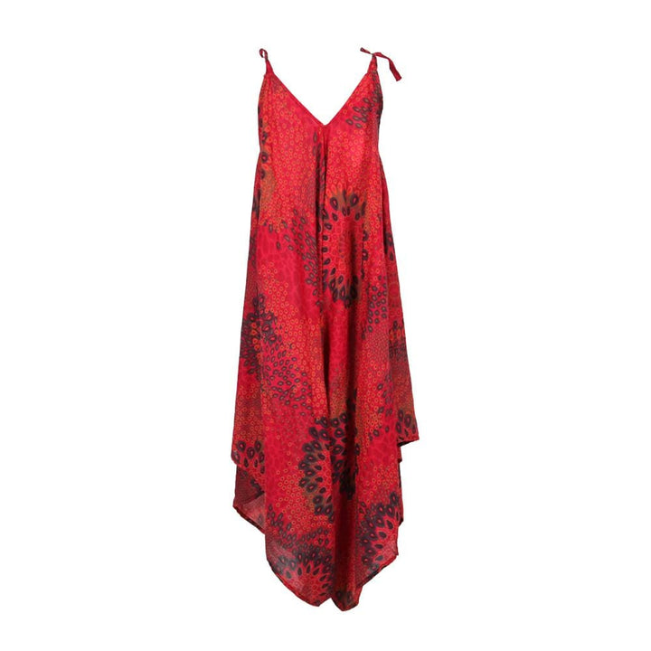 Tie Shoulder Harem Jumpsuit