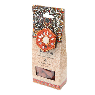 Karma Scents Incense Cones With Holder