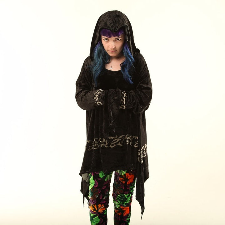 Oversized Velour Hoodie