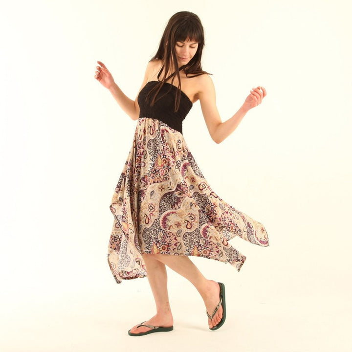 Paisley Bandeau Dress