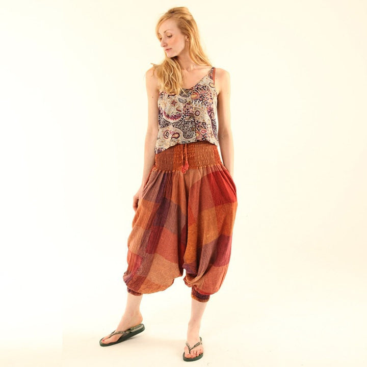 Buffalo Check Harem Pants