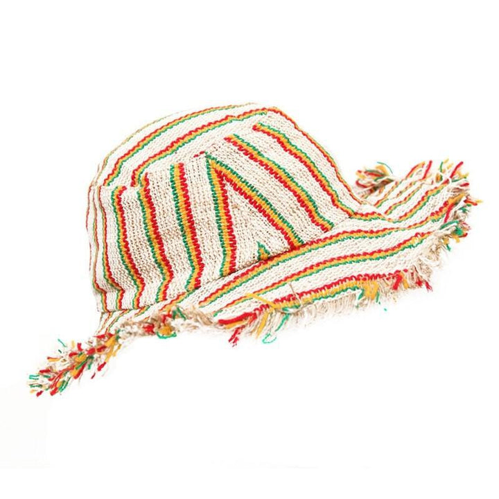 Men's Striped Hemp Sun Hat