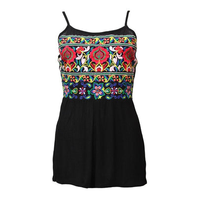 Embroidered Festival Playsuit