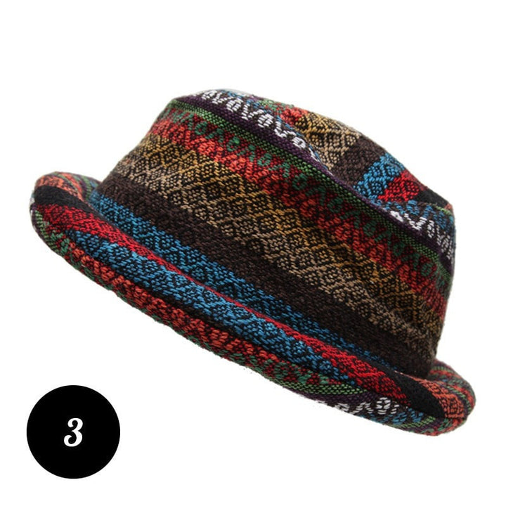 Tapestry Style Roll Brim Hat