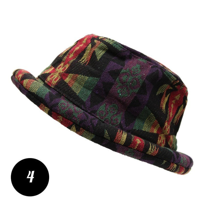 Tapestry Style Roll Brim Hat
