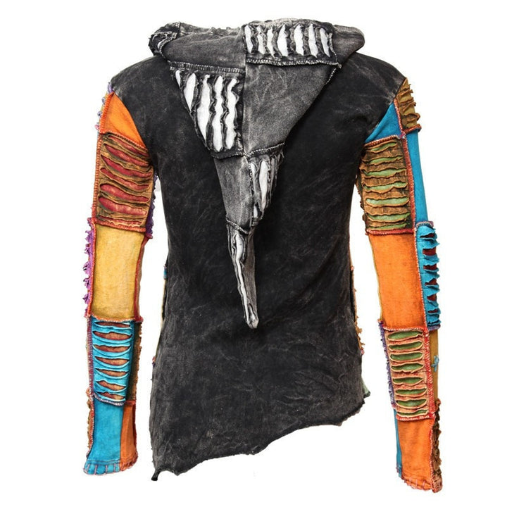 Asymmetrical Pixie Hooded Jumper