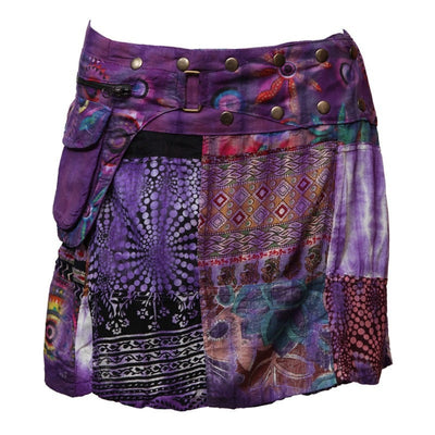 Gringo Tie Dye Mini Popper Skirt