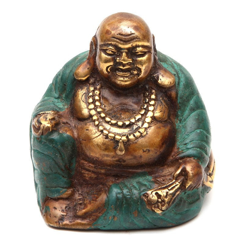 Bronze Effect Laughing Buddha