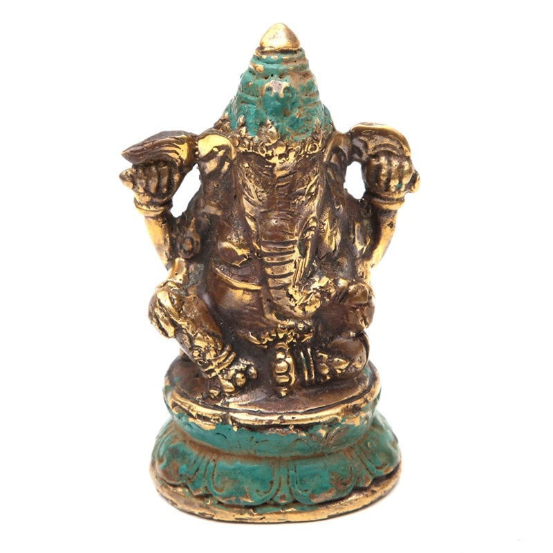 Ganesh Bronze Effect Figurine