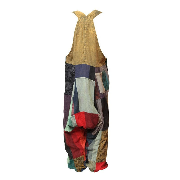 Patchwork Harem Dungarees