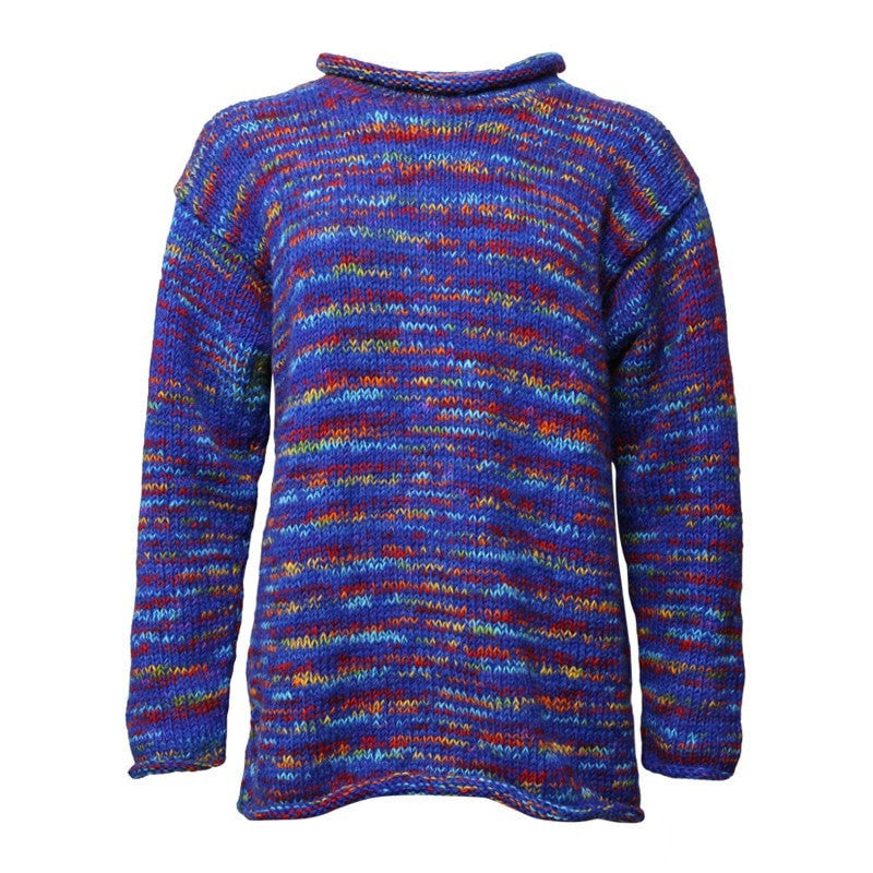 Oversized High Neck Wool Jumper