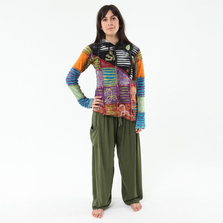 Asymmetrical Pixie Hooded Jumper
