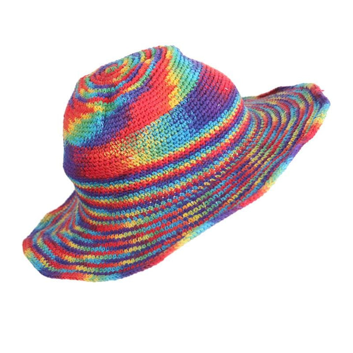 Wire Rim Rainbow hat