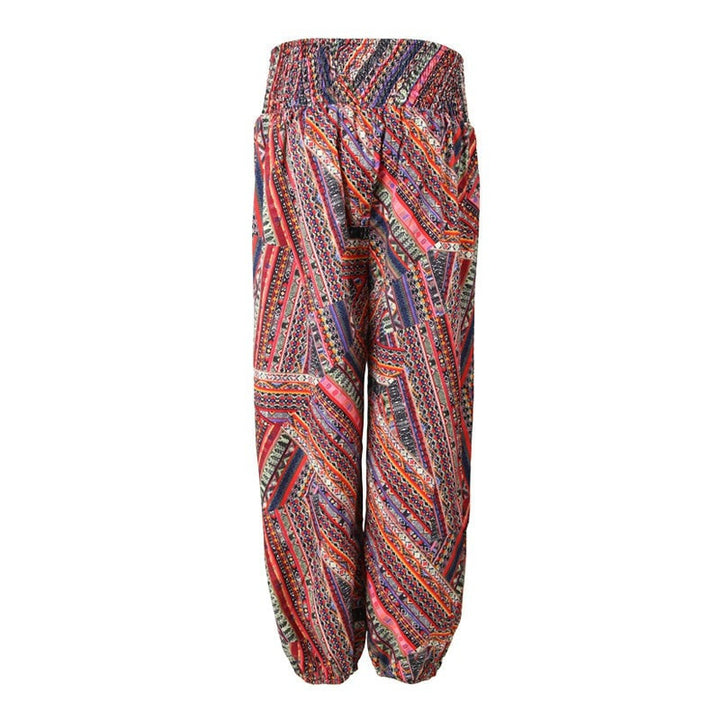 Patchwork Print Genie Trousers