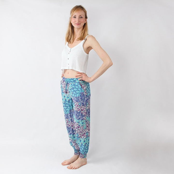 Paisley Print Tapered Joggers