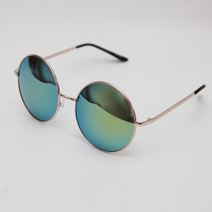 Oversized Metal Round Sunglasses 6cm