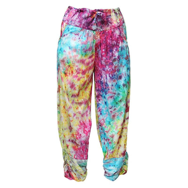 Psychedelic Tie Dye Harem Pants
