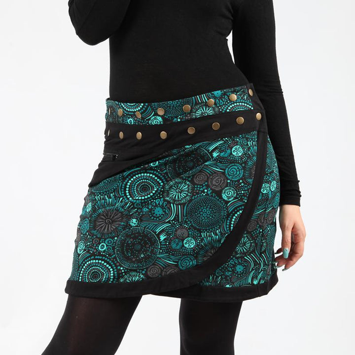 Wrap Popper Skirt