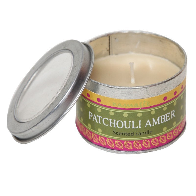 Patchouli Amber Scented Candle