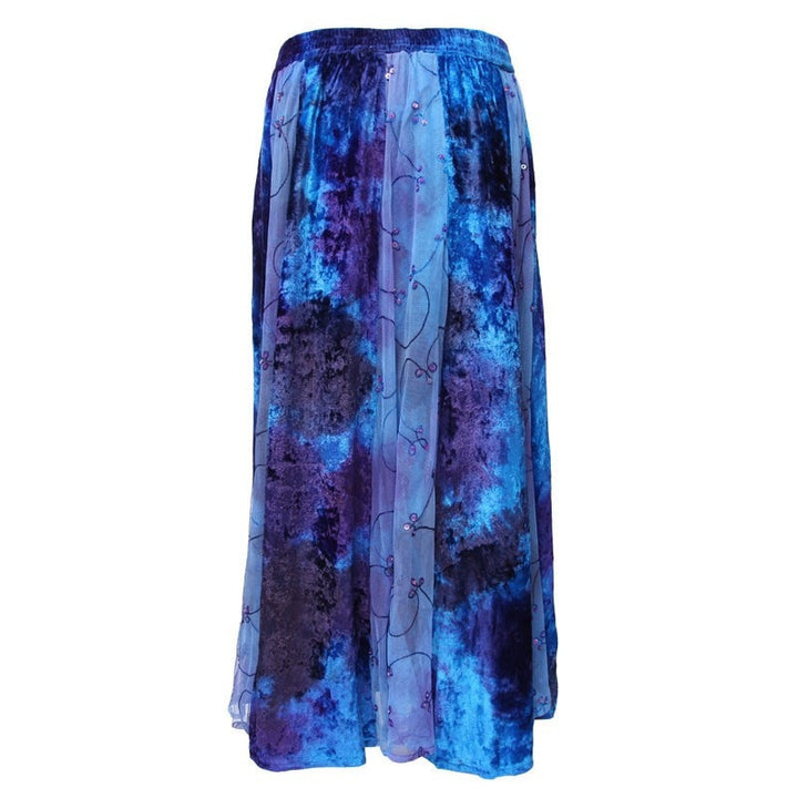 Tie Dye Panel Maxi Skirt