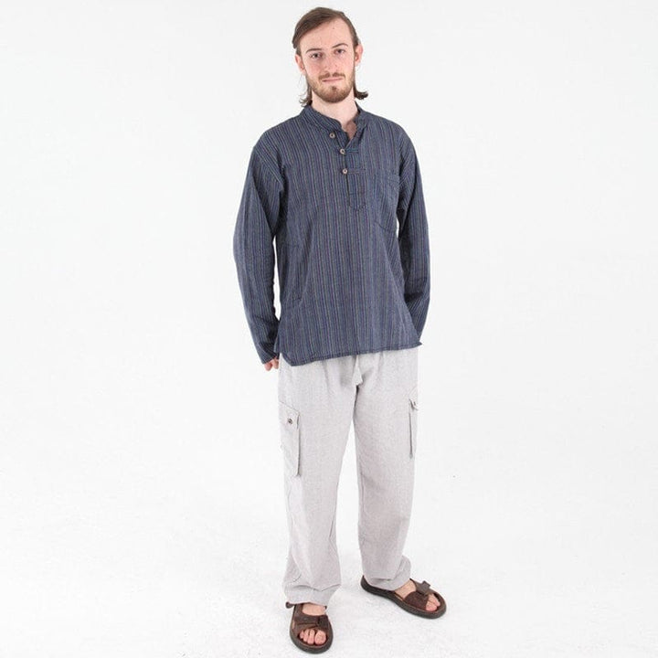 Purple Striped Shirt..