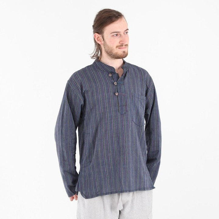 Purple Striped Shirt..