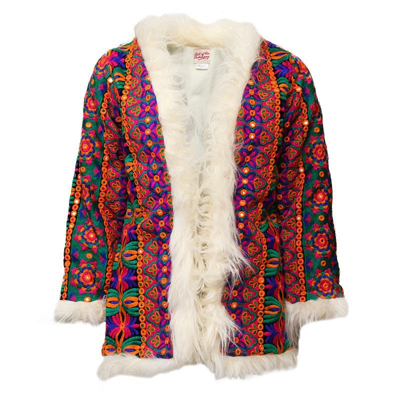 Talulah Embroidered Afghan Coat