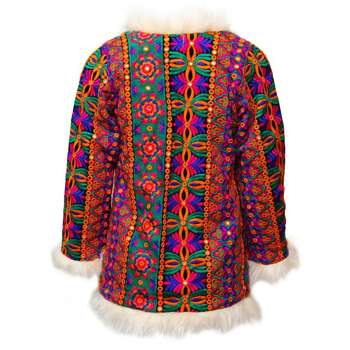 Talulah Embroidered Afghan Coat