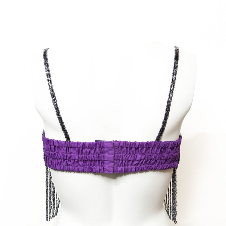 Embellished Bralet with Tassels