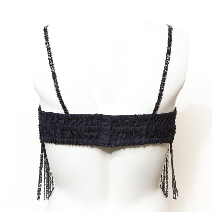 Embellished Bralet with Tassels