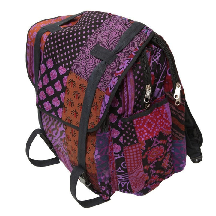 Patterned Travel Backpack